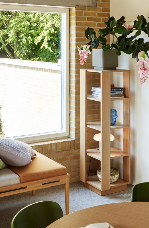 Hübsch Merge Hyllenhet Natur 45x45xh140cm