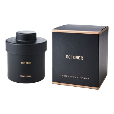Affari of Sweden CALENDAR Doftljus Hazelnut & honey, Svart