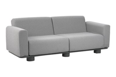 Brafab Bolster soffa Antracit / Teddy Grey