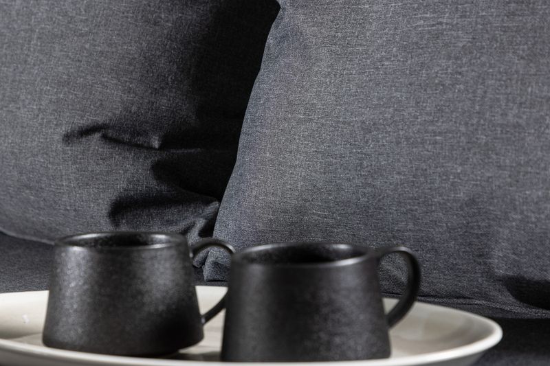 Venture Home Chania Hörngrupp Natur, Svart