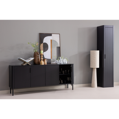 WOOOD Gunnar Smalt Högskåp i Matt Furu