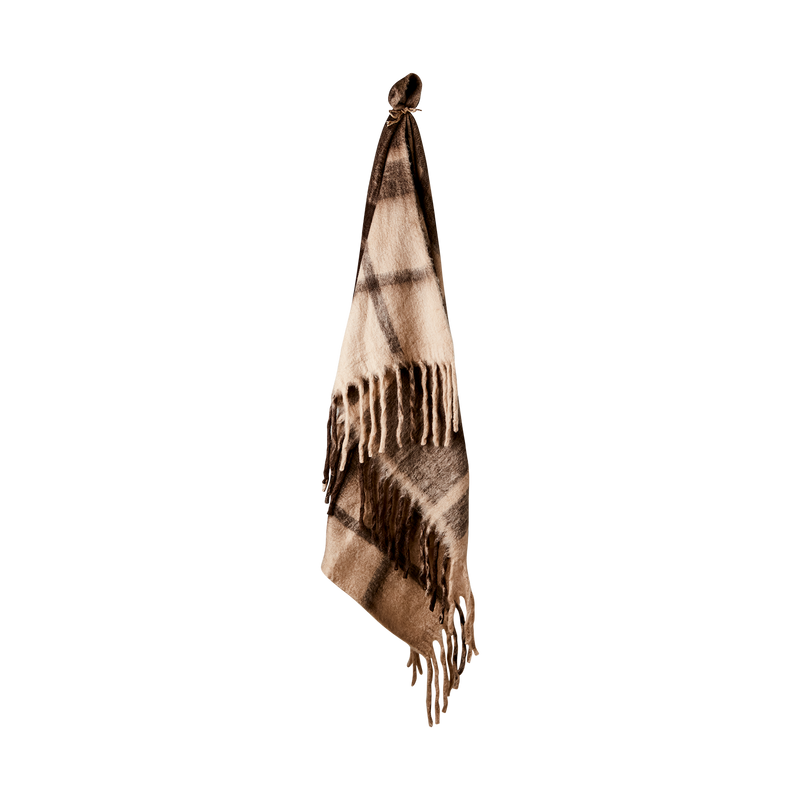 Affari of Sweden FRASSE Filt, Brun/beige/grå