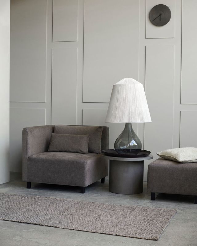 House Doctor Hazel Night Sittpuff Grå/Brun