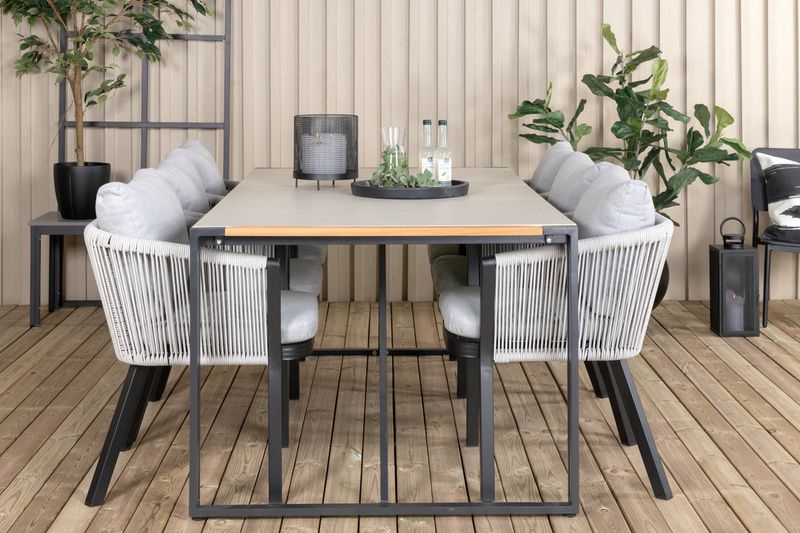 Venture Home Texas, Virya Matgrupp Grå Svart