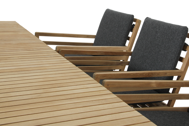 Brafab Zalongo Matstol Grå/Teak