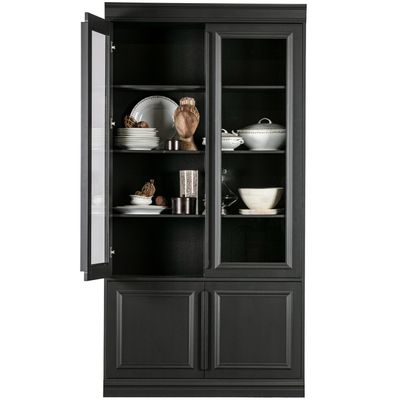 WOOOD Organize Vitrinskåp med Glasdörrar 44 cm Furu Matt [FSC]