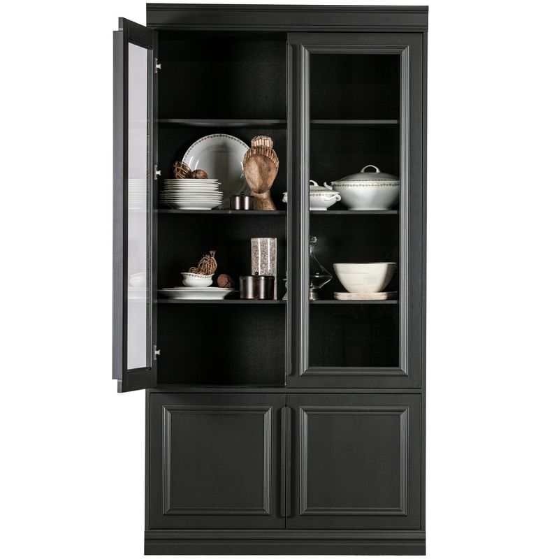 WOOOD Organize Vitrinskåp med Glasdörrar 44 cm Furu Matt [FSC]