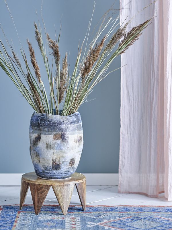 Bloomingville Nienna vas, blå, stengods