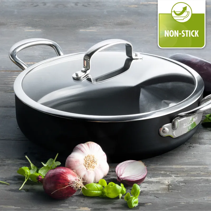 GreenPan Barcelona Traktörpanna med Lock 30 cm