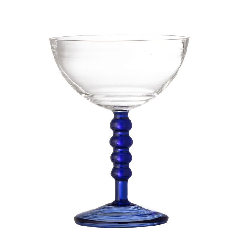 Bloomingville Noemi Cocktail Glas, Blå, Glas - 6-pack