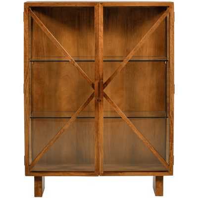 WOOOD Kella Vitrinskåp i Mangoträ