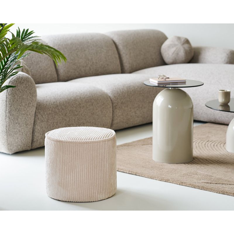 House Nordic Taupo Puff Beige