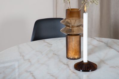 Venture Home Estelle Matbord i Vit Marmor