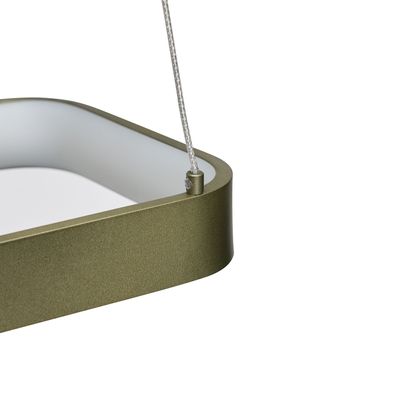 Hübsch Tube Pendant Large - Metallic Grön