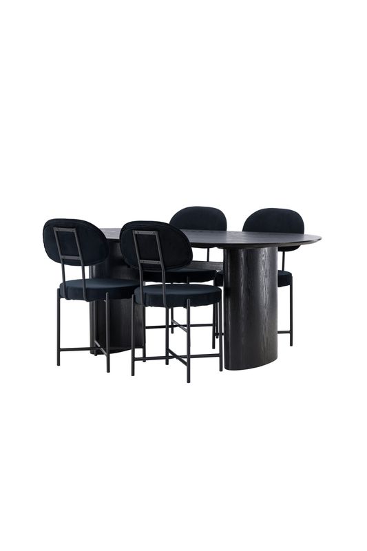 Venture Home Matgrupp Isolde med Stolar Stella