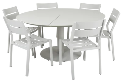 Brafab Delia Matstol Ljusgrå