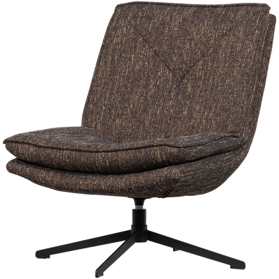 WOOOD Milaro Svängbar Fåtölj Brun Melange