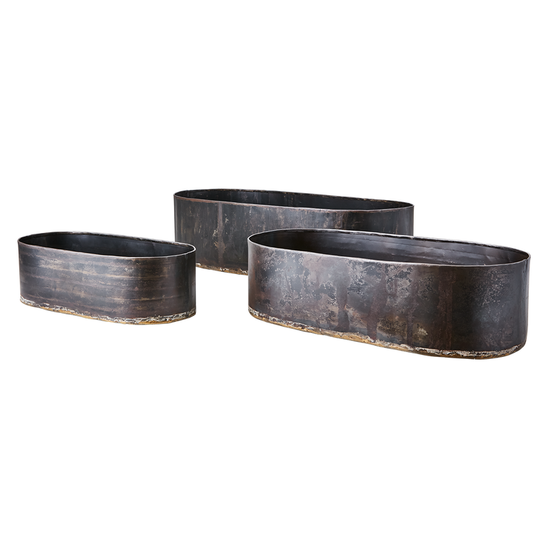 Affari of Sweden ROBUST Kruka, set om 3, Svart