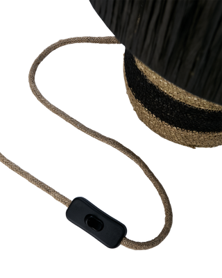 Affari of Sweden LANDO Bordslampa, Svart/Natur