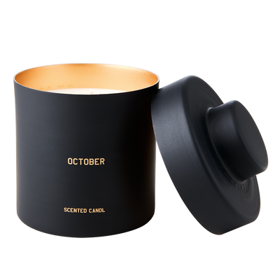 Affari of Sweden CALENDAR Doftljus Hazelnut & honey, Svart