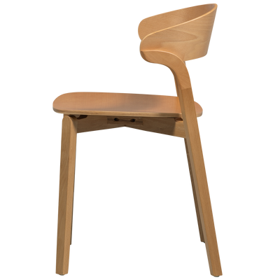 WOOOD Cras Matstol i Askfaner Natur 2 st