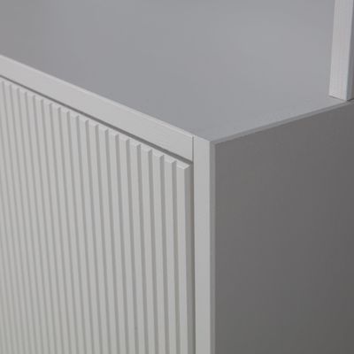 WOOOD Madu Bokhylla i Gran Cloud Grey