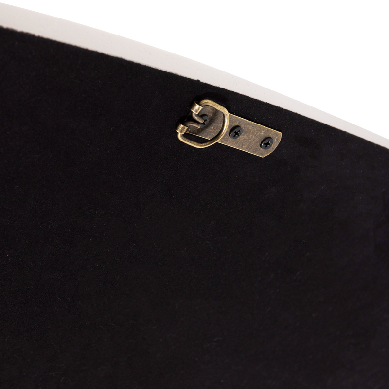 WOOOD Norea Spegel 90x90 cm Högblank Sand