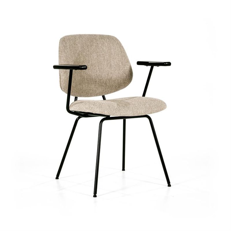 Eleonora Stol Lynn med Armstöd - Beige Fletcher