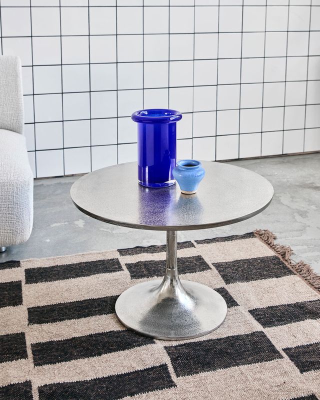 House Doctor Pan Sidobord Silver finish