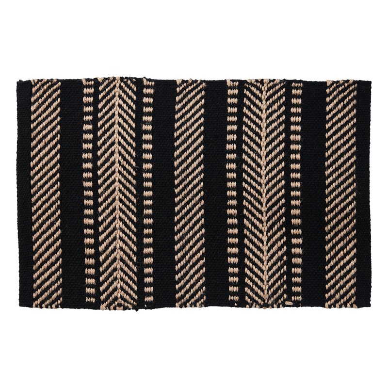 Affari of Sweden ELINA Tallriksunderlägg, Natur/svart 12-pack