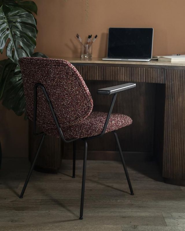 Eleonora Stol Jon med armstöd - Röd Maywood