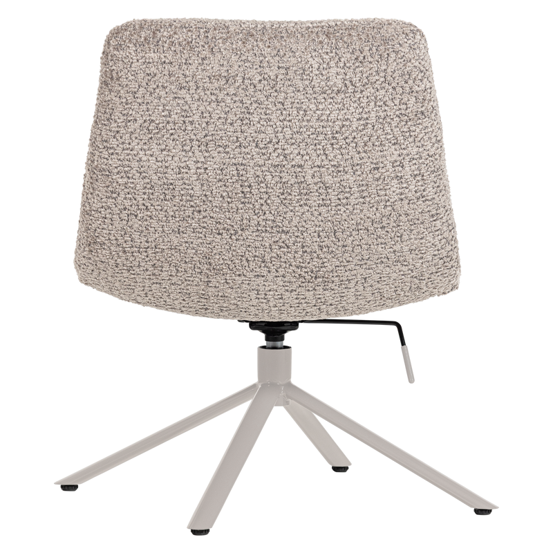 WOOOD Soren Justerbar Swivel Fåtölj i Ullig Grå