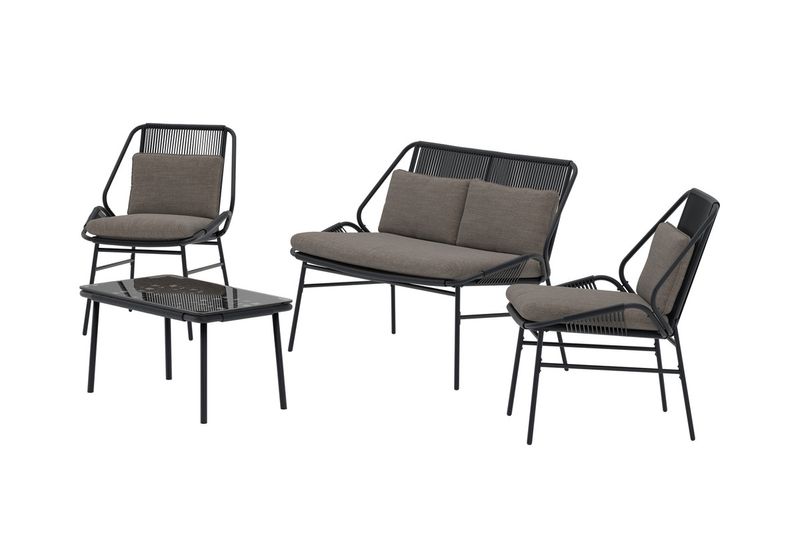 Venture Home Zakynthos Soffgrupp Svart