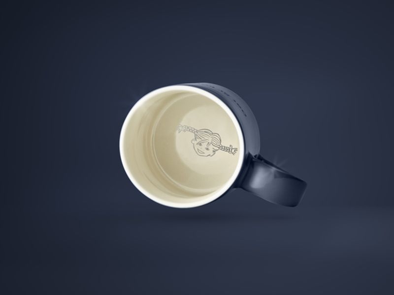 Design House Stockholm Astrid Lindgren mugg "Utan snus i två dagar" Nr. 12