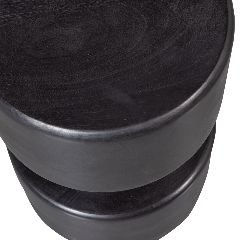 WOOOD Tuve Sidobord - Brun/Svart