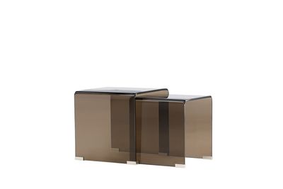 Venture Home Telemark Sidobord Table 1: 42 x 42cm, Table 2: 36 x 36cm Brun