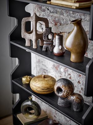 Bloomingville Savoya hylla i svart granträ