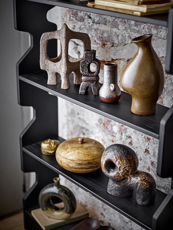 Bloomingville Savoya hylla i svart granträ