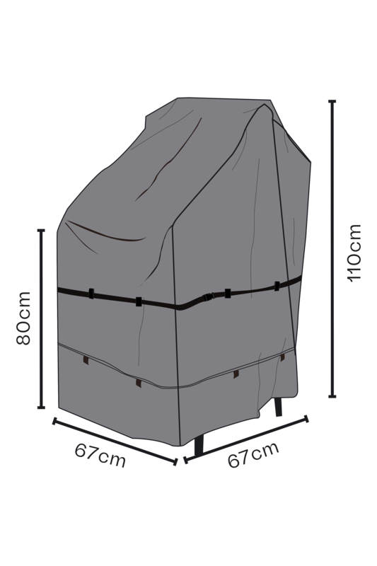 Brafab Möbelskydd Stapelstol 67x80/110 cm Premium