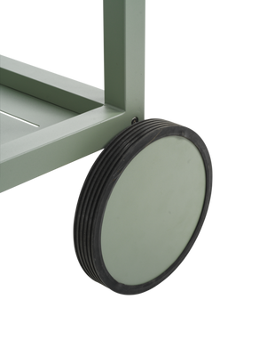 Brafab Samvaro serveringsvagn Dusty Green