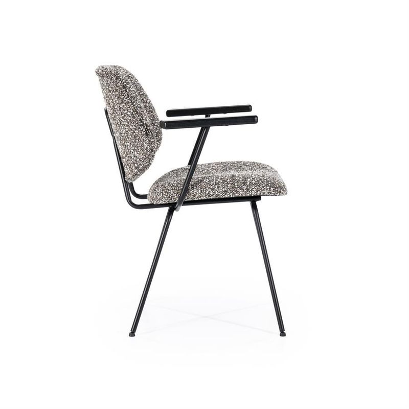 Eleonora Stol Jon med Armstöd - Taupe Maywood Mullvad