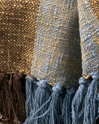 House Doctor Ponra Överkast Brun/Ljusblå