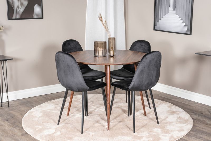 Venture Home Matgrupp Plaza med stolarna Polar