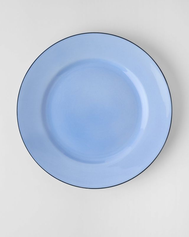Gustavsberg NATUR Blåbärsblå, Tallrik 28 cm m bräm
