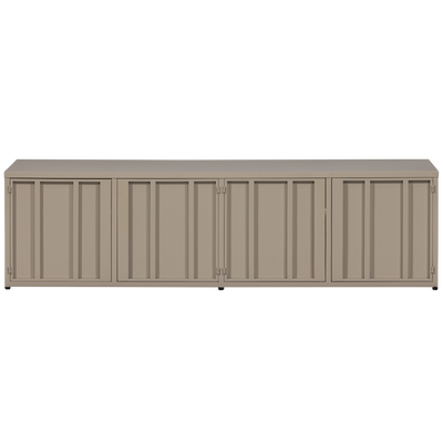 WOOOD LEVEL TV-skåp Metall Sand 44x160 cm