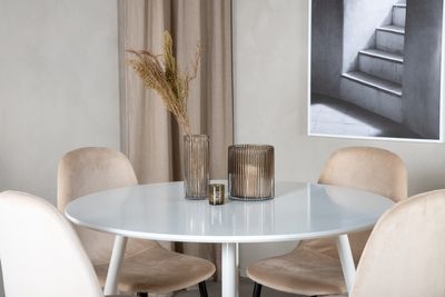 Venture Home Matgrupp Plaza med stolarna Polar