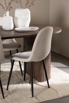 Venture Home Härön Matbord med Polar Matstol