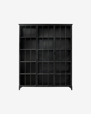 Nordal DOWNTOWN Skåp, 3 Dörrar, Svart