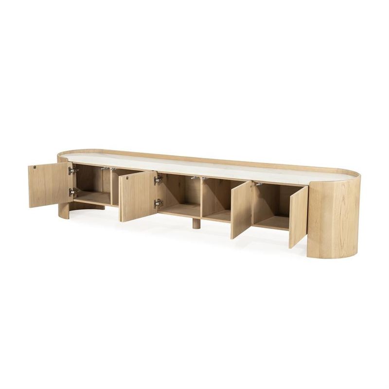 Eleonora TV-bänk Don 240 cm Brun