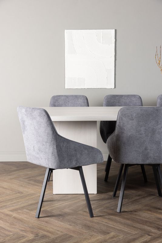 Venture Home Matgrupp Olga med Stolar Rosie